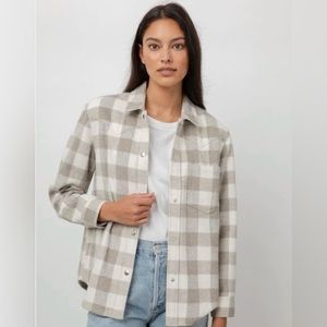 Rails Grey Plaid Women’s Flannel Shacket
